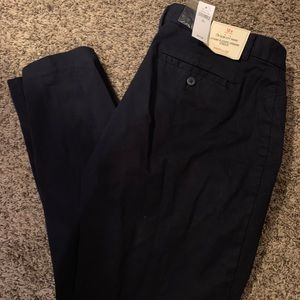 NEW Navy slim khakis